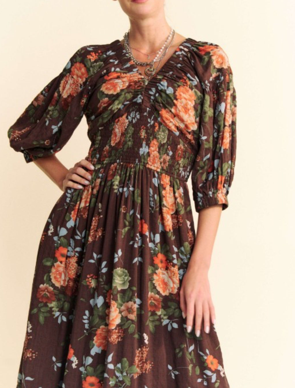 Fall Spice Maxi Dress