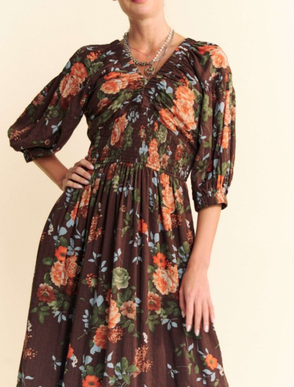Fall Spice Maxi Dress