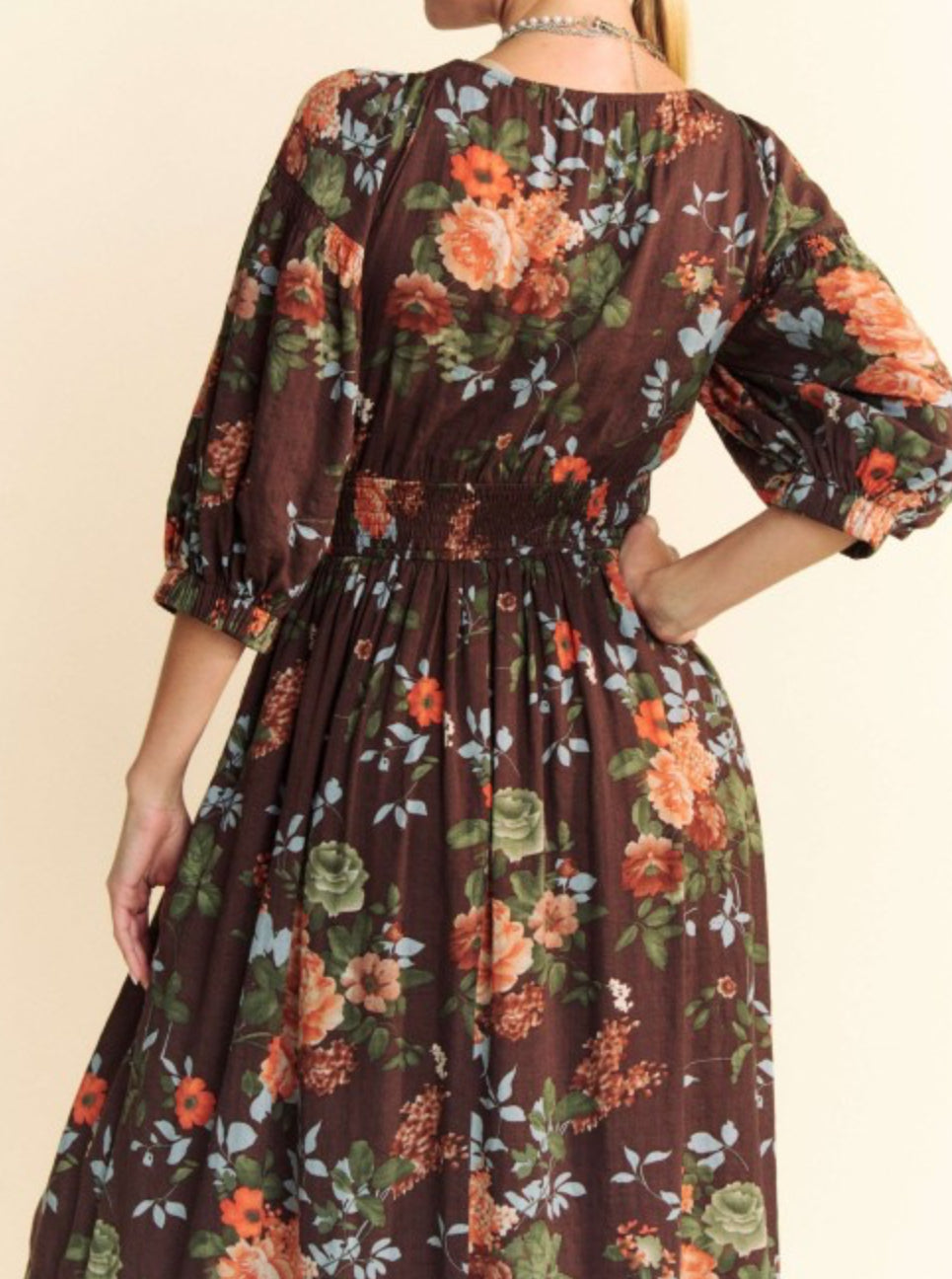 Fall Spice Maxi Dress