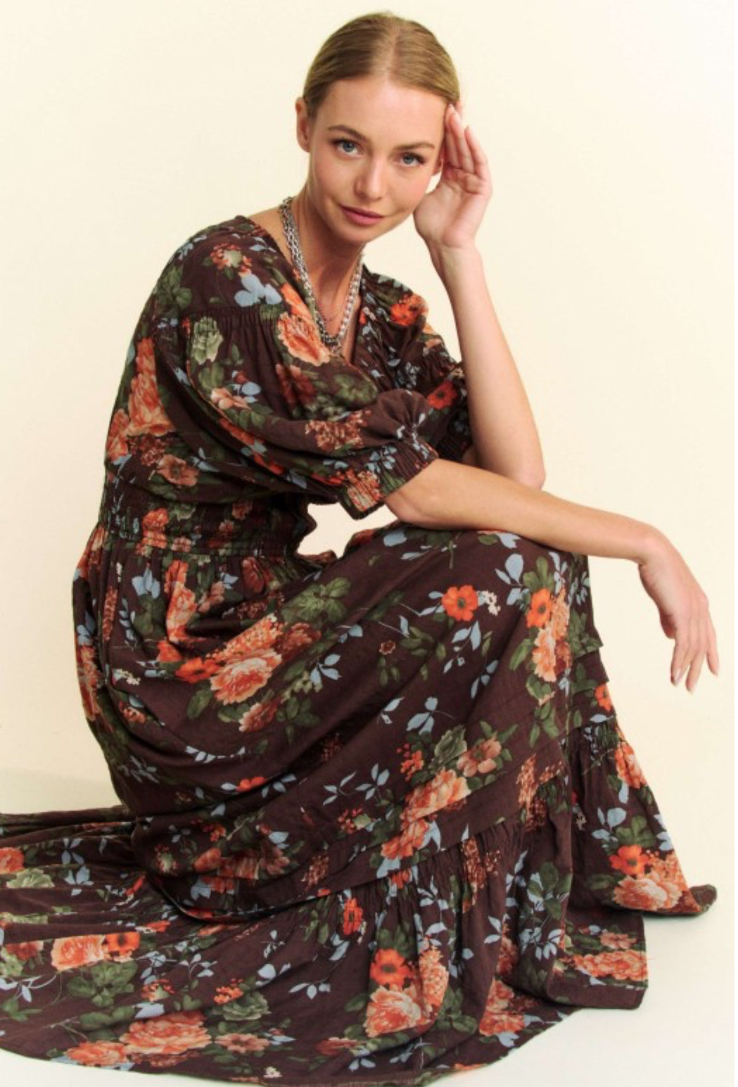 Fall Spice Maxi Dress