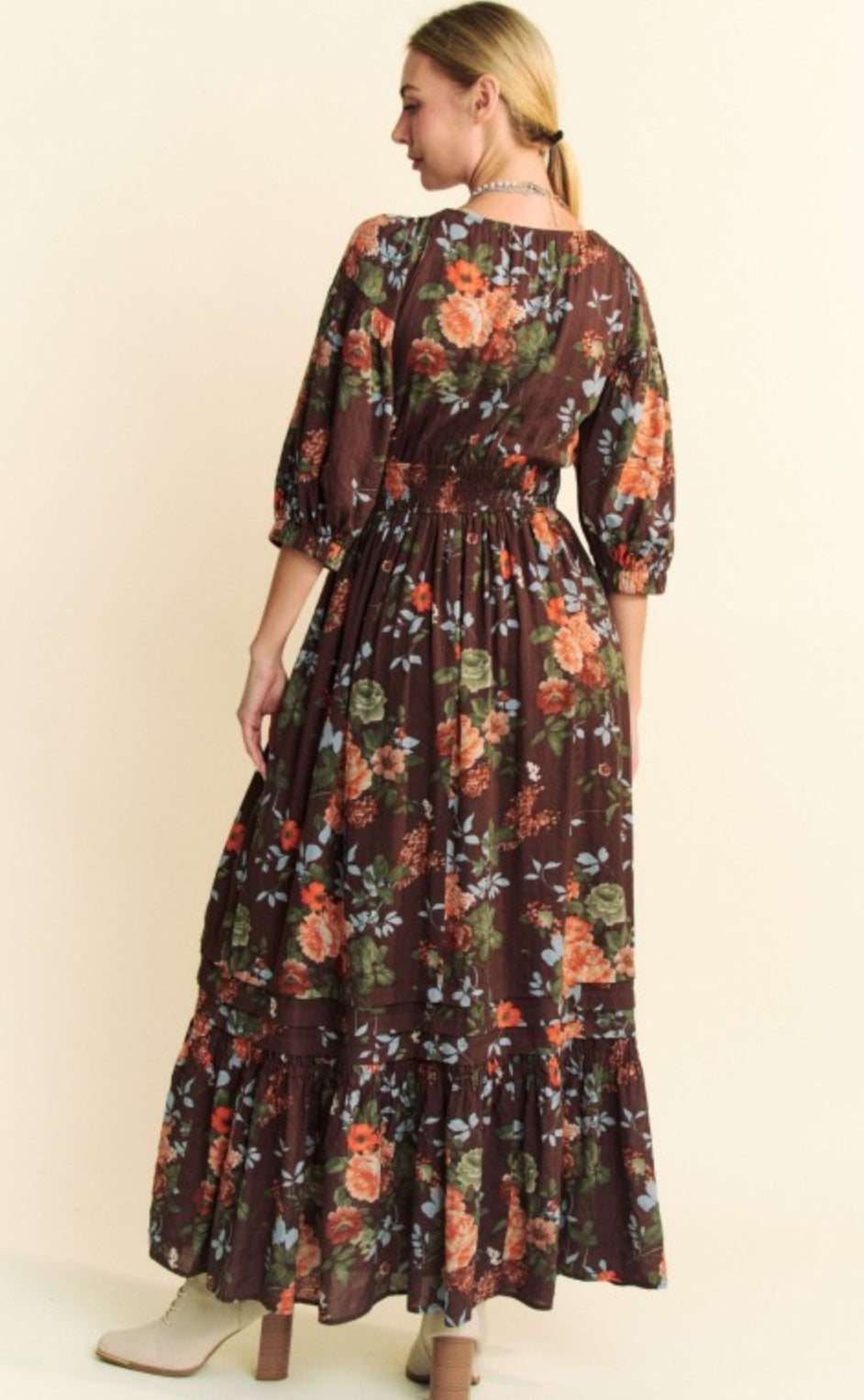 Fall Spice Maxi Dress